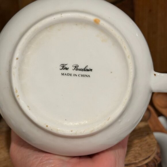 Vintage Mushroom Soup Recipe Bowl Mug Cup Fine Porcelain - Picture 5 of 6